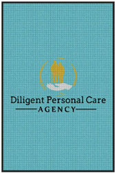 4' x 6' (45" x 69") Waterhog Impressions HD DILIGENT PERSONAL CARE  Indoor/Outdoor Logo Mat