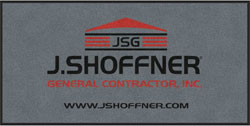 3' x 6' (35" x 69") Digiprint HD JSG  Indoor Logo Mat