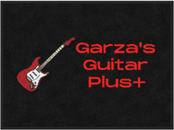 3' x 4' (35" x 47") ColorStar Impressions GARZA'S  Indoor Logo Mat