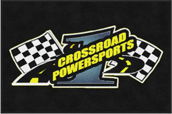 4' x 6' (45" x 69") Digiprint HD CROSSROAD  Indoor Logo Mat