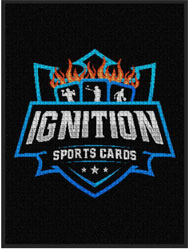 3' x 4' (35" x 45") Waterhog Impressions HD IGNITION Indoor-Outdoor Logo Mat
