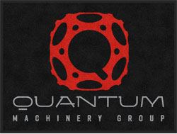 3' x 4' (35" x 47") ColorStar Impressions QUANTUM  Indoor Logo Mat