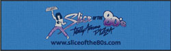 3' x 10' (35" x 119") Waterhog Impressions HD SLICE OF THE 80'S  Indoor/Outdoor Logo Mat