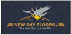 4' x 8' (45" x 95") Digiprint HD NEW DAY FLOORS Indoor Logo Mat