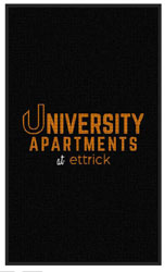 3' x 5' (35" x 58") Waterhog Impressions HD UNIVERSITY APTS  Indoor-Outdoor Logo Mat