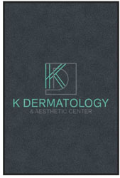 4' x 6' (45" x 69") Digiprint HD K DERMATOLOGY Indoor Logo Mat
