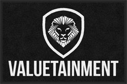 2 'x 3' (24" x 35") Digiprint HD VALUETAIMENT Indoor Logo Mat