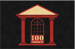4' x 6' (45" x 69") Digiprint HD  100 CORRIDOR RD  Indoor Logo Mat