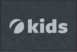 4' x 6' (45" x 69") Digiprint HD PATHWAY KIDS Indoor Logo Mat