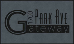 6' x 10' (68" x 119") Digiprint HD 1700 GATEWAY  Indoor Logo mat