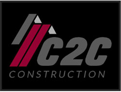 3' x 4' (35" x 45") Berber Impressions HD C2C CONSTRUCTION  Indoor-Outdoor Logo Mat