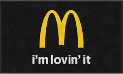 3' x 5' (35" x 59") Colorstar Impressions  MCDONALD'S   Indoor Logo Mat