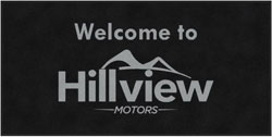 4' x 8' (45" x 95") Digiprint HD HILLVIEW Indoor Logo Mat