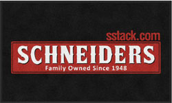 3' x 5' (35" x 58") Digiprint HD SCHNEIDERS  Indoor Logo Mat