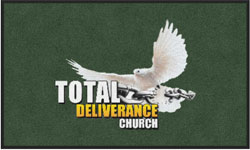3' x 5' (35" x 58") Digiprint HD TOTAL DELIVERANCE   Indoor Logo Mat