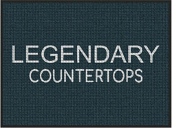 3' x 4' (35" x 47") Waterhog Inlay  LEGENDARY  Indoor/Outdoor Logo Mat