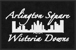 2 'x 3' (24" x 35") Digiprint HD ARLIGNTON SQUARE Indoor Logo Mat
