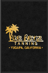 2 'x 3' (24" x 35") Digiprint HD BARE BRONZE Indoor Logo Mat