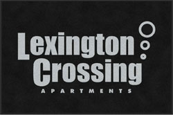 4' x 6' (45" x 69") Digiprint HD LEXINGTON CROSSING  Indoor Logo Mat