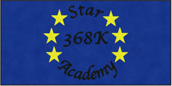 6' x 12' (68" x 143") Digiprint HD STAR ACADEMY  Indoor Logo Mat