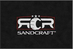 4' x 6' (45" x 69") ColorStar Impressions SANDCRAFT  Indoor Logo Mat