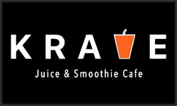 3' x 5' (35" x 58") Berber Impressions HD KRAVE  Indoor-Outdoor Logo Mat