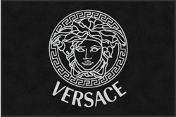 4' x 6' (45" x 69") Digiprint HD VERSACE Indoor Logo Mat