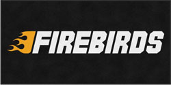 4' x 8' (45" x 95") Digiprint HD FIREBIRDS  Indoor Logo Mat