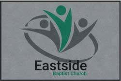4' x 6' (45" x 69") Digiprint HD EASTSIDE BAPTIST  Indoor Logo Mat