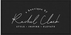 4' x 8' (45" x 95") Superscrape Impressions RACHEL CLARK  Rubber Logo Mat