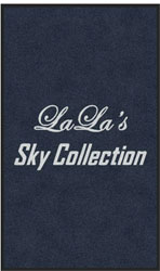 3' x 5' (35" x 58") Digiprint HD LA LA'S  Indoor Logo Mat