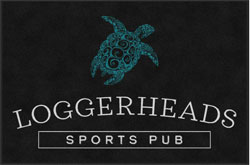 4' x 6' (45" x 69") Digiprint HD LOGGERHEADS Indoor Logo Mat