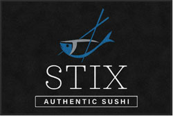 4' x 6' (45" x 69") Digiprint HD STIX Indoor Logo Mat