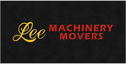 5' x 10' (58" x 119") Colorstar Impressions LEE MACHINERY MOVERS  Indoor Logo Mat