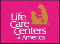 6' x 8' (68" x 95") ColorStar Impressions LIFE CARE CENTERS  Indoor Logo Mat