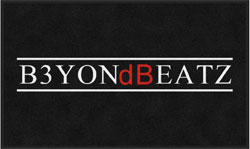 3' x 5' (35" x 59") ColorStar Impressions  B3YONDBEATZ  Indoor Logo Mat