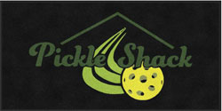 3' x 6' (35" x 69") ColorStar Impressions PICKLE SHACK  Indoor Logo Mat