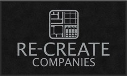 3' x 5' (35" x 59") ColorStar Impressions RECREATE  Indoor Logo Mat