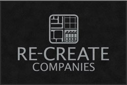 4' x 6'(45" x 69") Colorstar Impressions RECREATE  Indoor Logo Mat