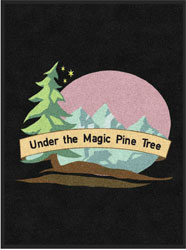 3' x 4' (35" x 47") Digiprint HD UNDER THE MAGIC   Indoor Logo Mat