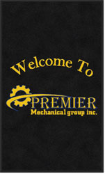 3' x 5' (35" x 59") ColorStar Impressions  PREMIER Indoor Logo Mat