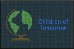 4' x 6' (45" x 69") Waterhog Inlay CHILDREN OF TOMORROW  Indoor /Outdoor Logo Mat