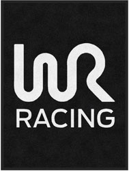 3' x 4' (35" x 47") ColorStar Impressions  WR RACING  Indoor Logo Mat