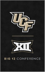 5' x 8' (58" x 95") Digiprint HD UCF BIG 12 Indoor Logo mat