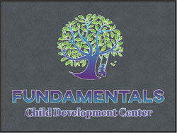 6' x 8' (68" x 95") ColorStar Impressions FUNDAMENTALS   Indoor Logo Mat