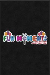 4' x 6'(45" x 69") Colorstar Impressions FUN MOMENTS  Indoor Logo Mat