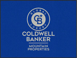 6' x 8' (70" x 96") Waterhog Impressions HD COLDWELL BANKER MOUNTAIN  Indoor/Outdoor Logo Mat