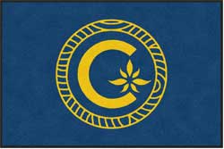 4' x 6'(45" x 69") Colorstar Impressions CANNABIST  Indoor Logo Mat