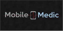 3' x 6' (35" x 69") ColorStar Impressions MOBILE MEDIC  Indoor Logo Mat