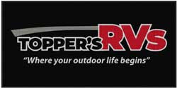 4' x 8' (45" x 95") Waterhog Impressions HD TOPPER'S RV'S  Indoor/ Outdoor Logo Mat